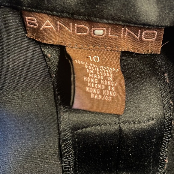 Vintage Bandolino Black Satin Bomber Jacket | Size 10 - Picture 5 of 8